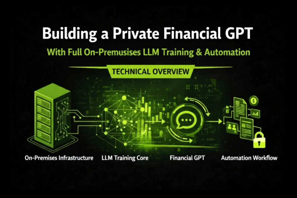 Building a Private Financial GPT With Full On-Premises LLM Training & Automation