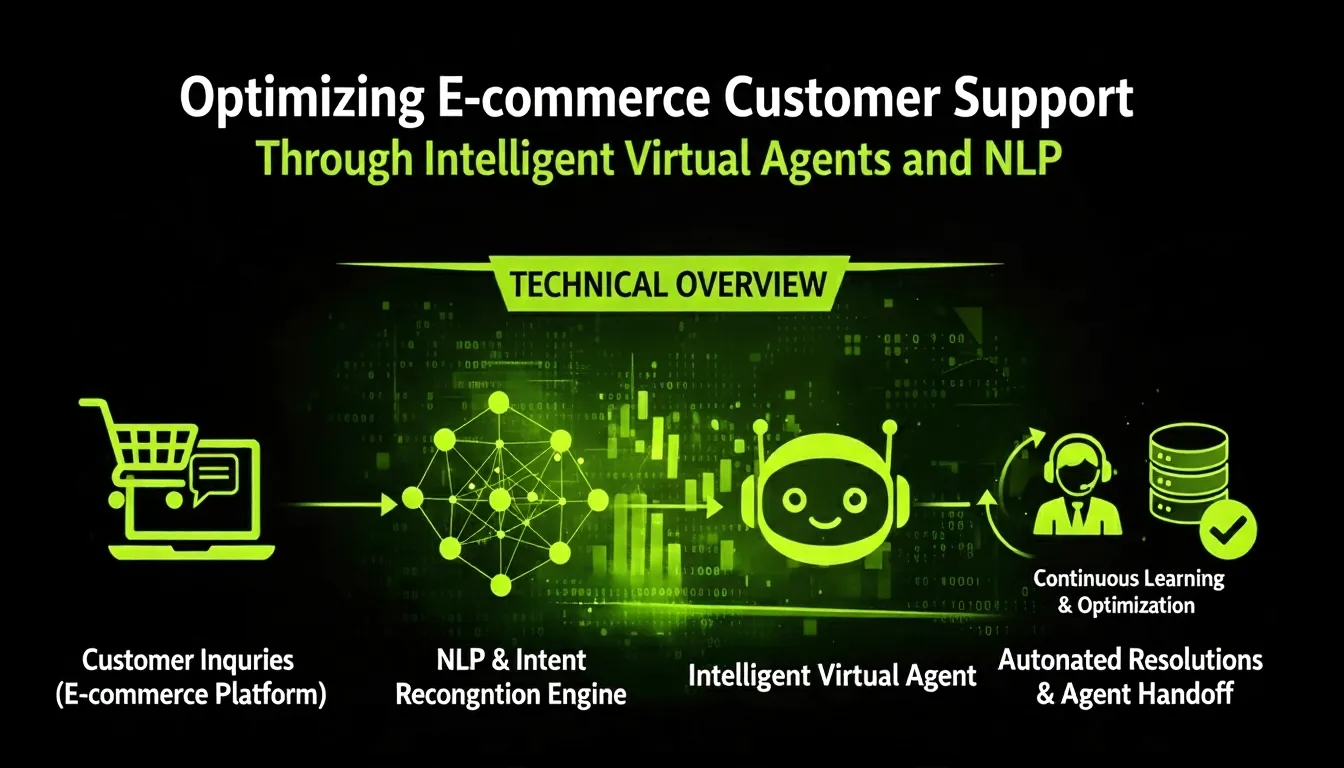 Optimizing E-commerce Customer Support Through Intelligent Virtual Agents and NLP