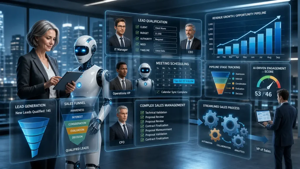 B2B Lead Generation Deploying Enterprise AI Chatbots for Complex Sales Cycles