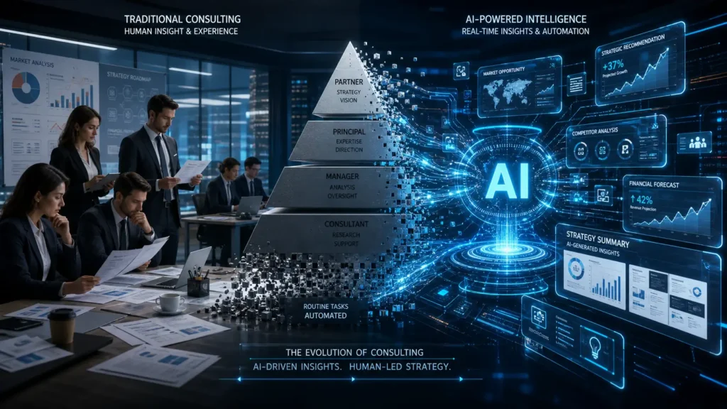 How Generative AI is Disrupting the Management Consulting Industry Itself